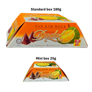 TKH Mini Durian Dodol (25g) x 10 Boxes （迷你榴蓮粿加蕉）
